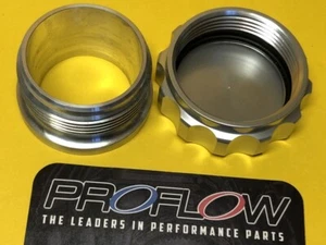 1.5" Aluminium female screw cap + Aluminium weld on base Polished PFE461-24 - Picture 1 of 4