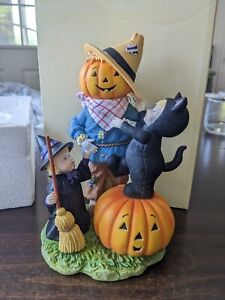 LENOX Halloween "Pumpkin Scarecrow" Figurine In Original Box