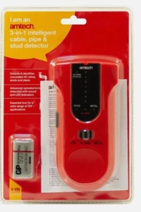 Amtech 3 in 1 Intelligent Cable, Pipe, Stud & Wooden Joists Wall Detector L4510 - Picture 1 of 1