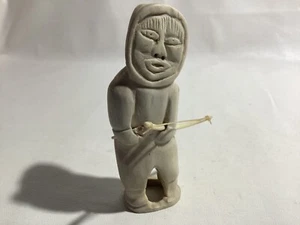 Old Greenland Figure - Inuit Art - Hand carved sculpture - Picture 1 of 10