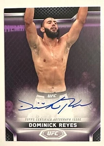 TOPPS UFC KNOCKOUT: SCHEDA AUTO DOMINICK REYES /25 2020 - Foto 1 di 2
