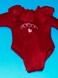 Collectible 1978 Skinny Sasson GINNY VOGUE Red Roller Skater Bodysuit - Picture 1 of 5