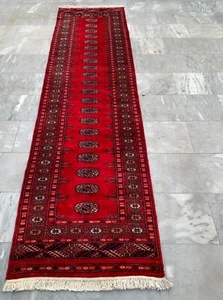 Vintage Afghan Runner, Kitchen Runner, Oushak Runner Long Runner,2x10 ft - Picture 1 of 8