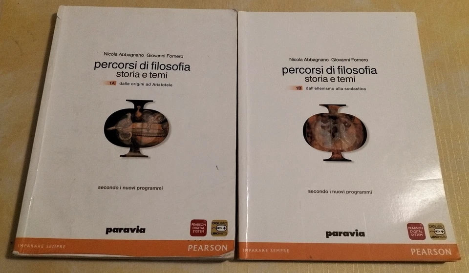 Abbagnano Fornero, Percorsi Di Filosofia Storia E Temi 1A 1B, Paravia - Immagine 1 di 1
