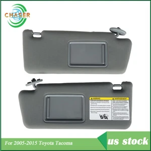 2 Pieces Sun Visors Side Left+Right For Toyota Tacoma 2005-2015 74320-35C10-B0 - Picture 1 of 11