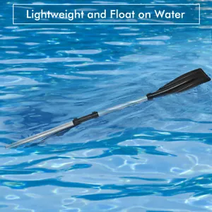 1 Pair Aluminum Alloy Afloat Kayak Oars Paddles Boat Rafting Canoe Detachable US - Picture 1 of 7