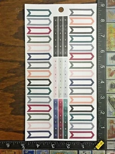 PEGATINAS DE PAPEL DE UNA HOJA DE TEMA DE ESPÍRITU LIBRE, ETIQUETAS DE THE HAPPY PLANNER #GDL273 - Imagen 1 de 2