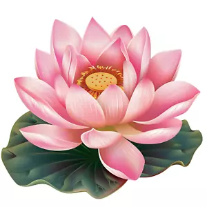 Wandtattoo Aufkleber Lotusblume Wandaufkleber 18X18cm Groß - Bild 1 von 1