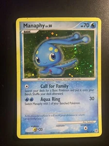 Manaphy 9/130 Holo seltener Diamant & Perle Basis Set Pokémonkarte - Bild 1 von 2