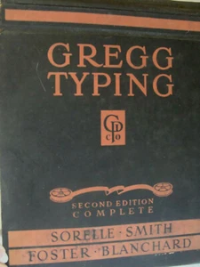 Gregg Typing Typewriting 1937 Second Edition by Sorelle Smith Foster Blanchard - Imagen 1 de 2
