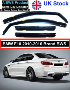 BMW 5 Series F10 Saloon 2010-2016 4door 4pc BWS Brand Wind Deflectors UK Stock - Picture 1 of 12