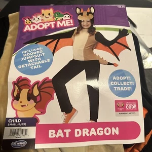 Adopt Me Kinder Fledermaus Drache Halloween Kostüm klein 6 - Bild 1 von 4