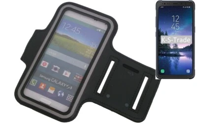 Brazalete para Correr para Samsung Galaxy S8 Active Negro Deportes Correr Neopreno Foto 1 de 2