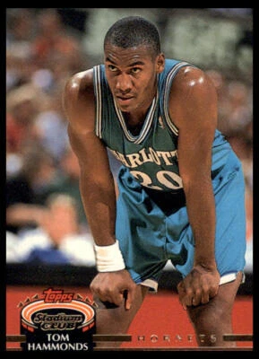 1992 Stadium Club #291 Tom Hammonds Charlotte Hornets - Image 1 of 2