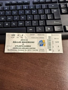 2013 Dennis Schroder NBA DEBUT Dirk Nowitzki 40K Min Milestone Ticket PSA POP 2 - Picture 1 of 8