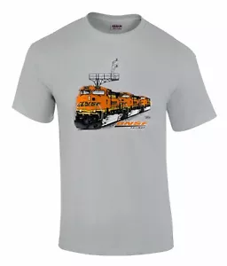 BNSF Train ES44DC Authentic Lok Eisenbahn Liebhaber T-Shirt [38] - Bild 1 von 2