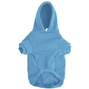 BINGPET Blank Basic Polyester Haustier Hund Sweatshirt Hoodie BA1002, blau Extra Small - Bild 1 von 6