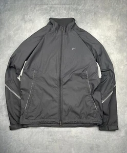 Trainingsjacke Sportjacke Track Jacket Vintage Y2K Nike Gr. M Schwarz - Bild 1 von 7