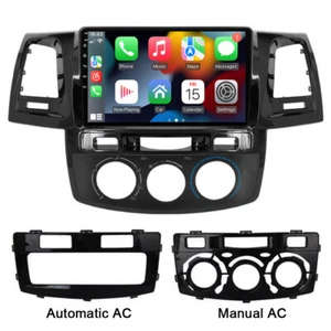 Android 13 Car Stereo Radio GPS Player CarPlay For Toyota Fortuner Hilux 2007-15 - Picture 1 of 20