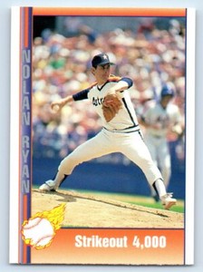 1991  Pacific Nolan Ryan Texas Express I Baseball #46 Strikeout 4,000  Astros
