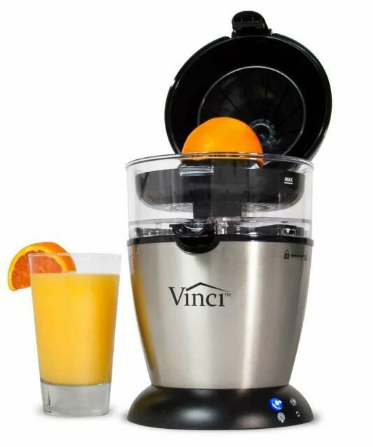 Vinci Hands-Free Citrus Juicer - Silver/Black (E19010)
