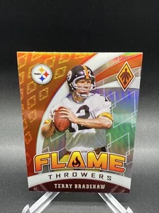 Terry Bradshaw 2020 Phoenix Flame Throwers Aqua Prizms #57/175 Steelers T14 - Bild 1 von 3