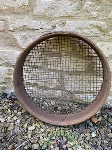Vintage 18" Dia. Bentwood Garden Sieve - Picture 1 of 11