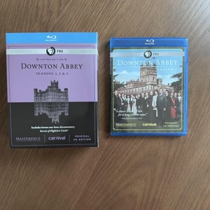 Downton Abbey Seasons 1 2 3 Blu-ray UK Edition Box Set + Season 4 PBS Drama - Picture 1 of 4