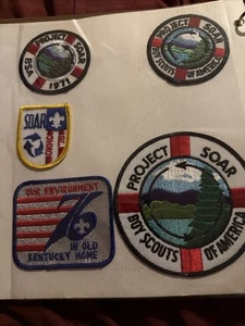 Lot of 5 BSA 1970s SOAR Saving Our American Resources Patches Vintage Boy Scouts - Picture 1 of 6