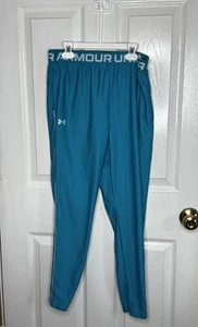 Under Armour UA Play Up Pants Girls Size Large 14-16 Blue Active Wear - Picture 1 of 4