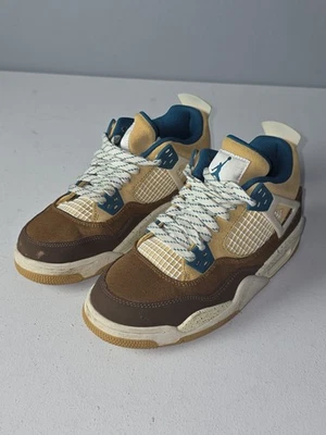 Air Jordan 4 Cacao Wow Size 4.5Y GS FB2213-200 Youth Sneakers Brown Multicolor - Image 1 of 4