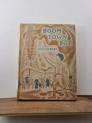BOOM TOWN BOY by Lois Lenski 1948 - Children's  Illustrated Eighth Printing Foto 1 de 4