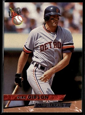 1993 Fleer Ultra Kirk Gibson Detroit Tigers #549 - Image 1 of 2