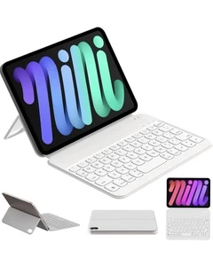 Custodia tastiera per iPad mini 7° (A17 Pro, 2024) e 6° (2021) 8,3 pollici - Foto 1 di 9