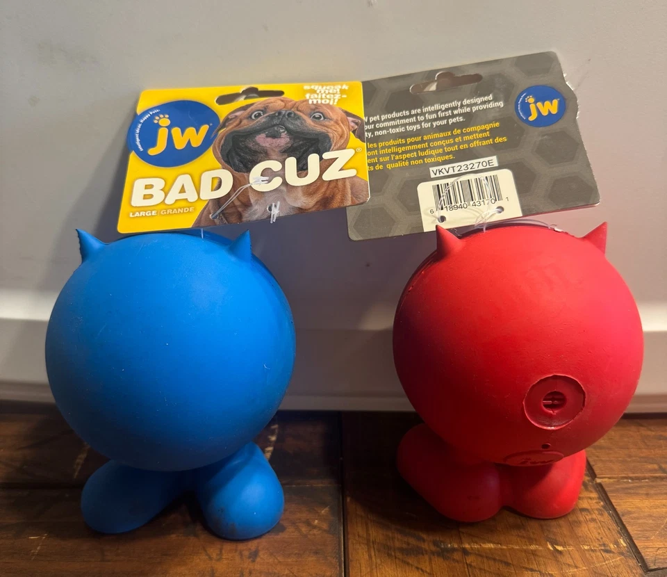 JW Pet, Bad Cuz, Squeeze Me, Grande, Colores Surtidos Foto 1 de 1