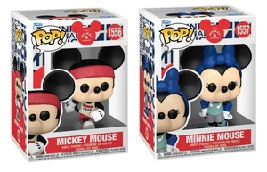Mickey & Minnie Maus Funko Pop 1556/1557 Disney Mickey & Friends Vinyl Figur SET - Bild 1 von 4