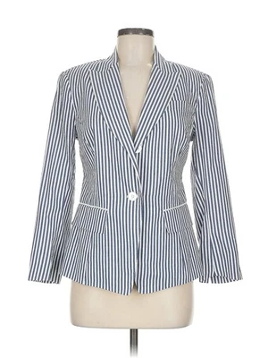 Per Se By Carlisle Women Blue Blazer 6 - Image 1 of 4