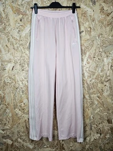 Womens Adidas Originals Beckenbauer Pastel Pink Track Pants Size Small 8-10 - Picture 1 of 5