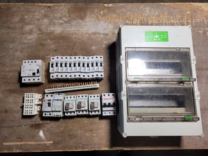 Unterverteilung Sichrungskaseten 2-reihig B16 Automaten RCD FI Konvolut - Bild 1 von 8