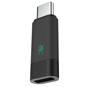Type C Male To Female Digital Display Converter Cable Extension Fast Charging - Picture 1 of 8
