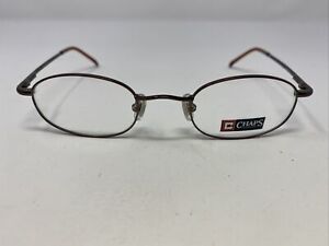 Chaps CHAPS 137 0P5A 45-21-135 Brown Full Rim Metal Eyeglasses Frame OA19