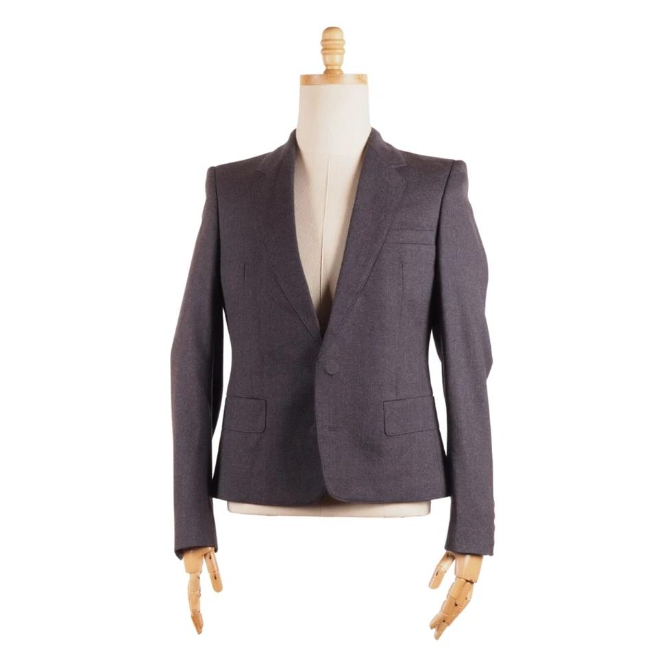 Chaqueta Blazer Maison Martin Margiela x H&M Para Hombre Gris Lana Delgada EE. UU. 34 / UE 44 Foto 1 de 2
