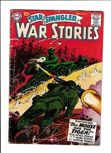 STAR SPANGLED WAR STORIES #73  [1958 GD]  "THE MOUSE & THE TIGER!" - Picture 1 of 2