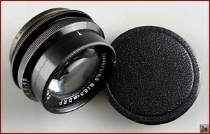 Ancien Objectif Carl Zeiss Jena Tessar 6,3/13,5cm D.R.P Diaphragme à Iris - Foto 1 di 12
