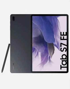 Samsung Galaxy Tab S7 FE 12.4" Display 128GB, WiFi SM-T733 Black With S-Pen Good - Picture 1 of 6