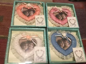 Victorian Romance 5” Heart Shaped Picture Frame~You pick Color - Picture 1 of 1