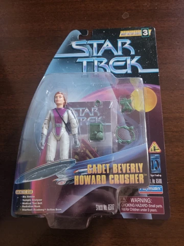 1997 Star Trek Cadet Beverly Howard Crusher Figure Playmates Ships Today FREE Cover