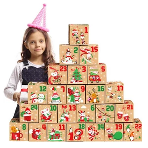 Christmas Advent Calendar Boxes DIY Countdown to Christmas Boxes, 24 Days - Picture 1 of 11