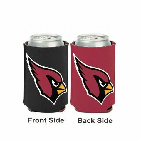 Licensed Football 2 Sided 12 oz Arizona Cardinals Can Cooler Collapsible Koozie Cover