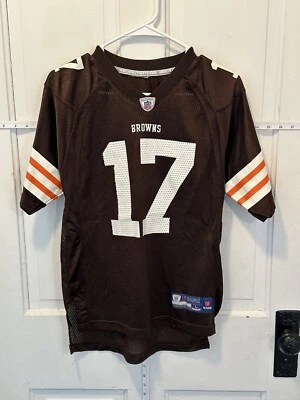 Camiseta Reebok NFL Cleveland Browns Jake Delhomme Jóvenes Niños Grande Foto 1 de 4